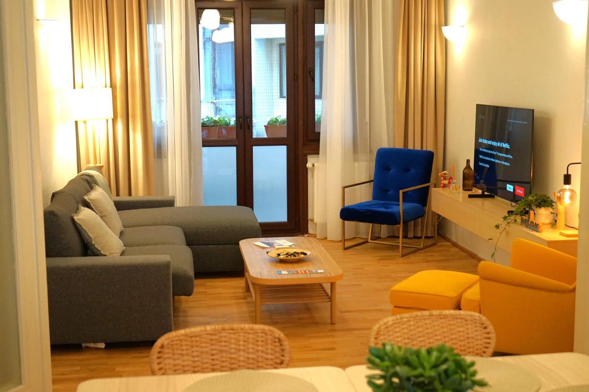 Spacious 3Br, 2Bt With 5 Balconies 布加勒斯特 外观 照片