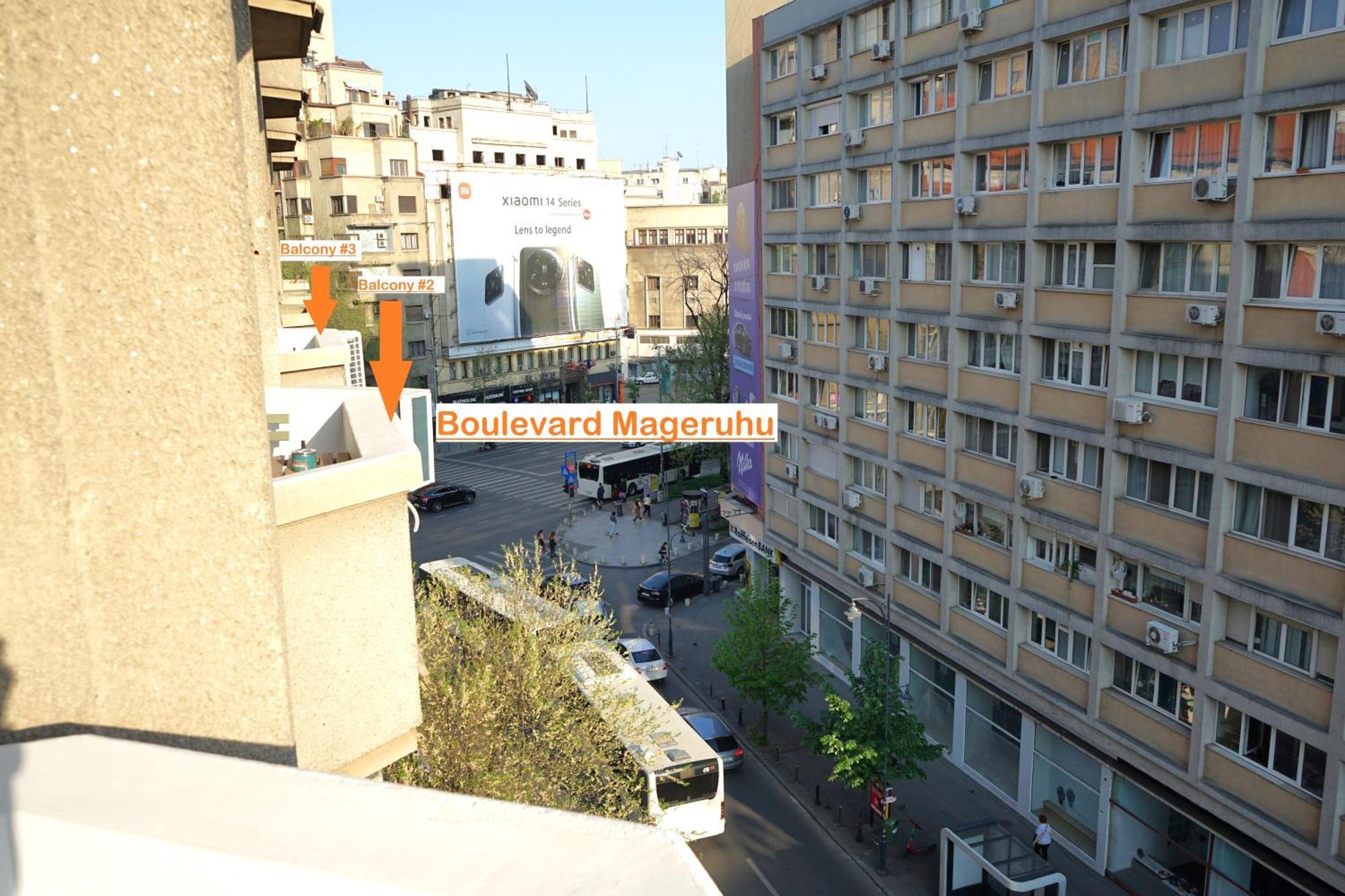Spacious 3Br, 2Bt With 5 Balconies 布加勒斯特 外观 照片